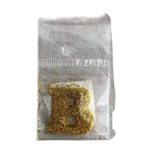 Fab Icing Gold Alphabet Letter B