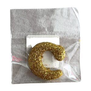 Fab Icing Gold Alphabet Letter C