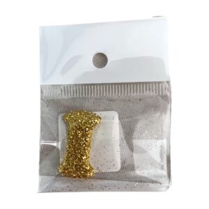 Fab Icing Gold Alphabet Letter I