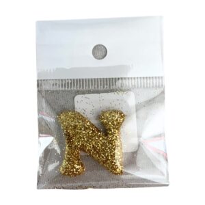 Fab Icing Gold Alphabet Letter N