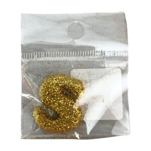 Fab Icing Gold Alphabet Letter S