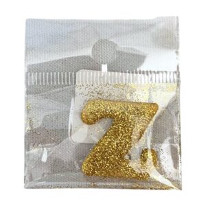 Fab Icing Gold Alphabet Letter Z