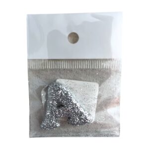 Fab Icing Silver Alphabet Letter A