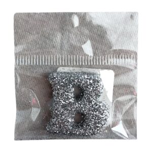 Fab Icing Silver Alphabet Letter B