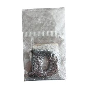 Fab Icing Silver Alphabet Letter D