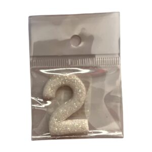 Fab Icing White Numbers
