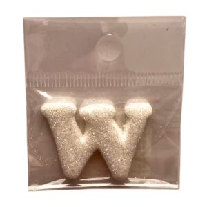 Fab Icing White Alphabet Letters
