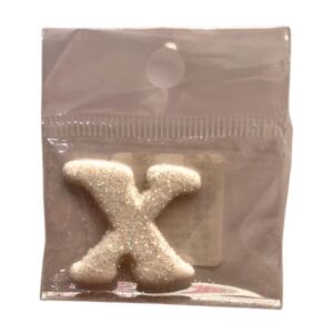 Fab Icing White Alphabet Letters