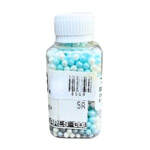Deco Pearls Blue&white (4mm)