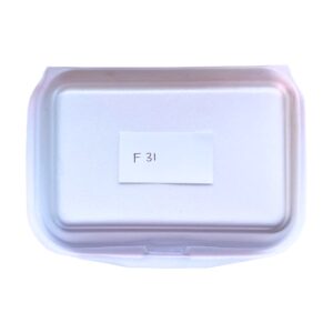 F31 White Polistiren Container