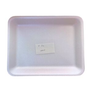 F34 White Polistiren Tray