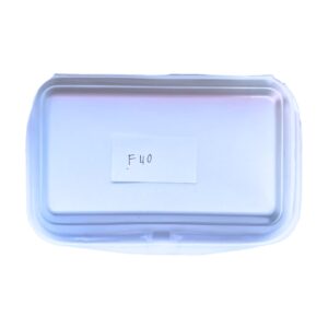 F40 White Polistiren Container