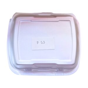F53 White Polistiren Container