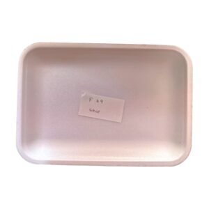 F69 White Polistiren Tray