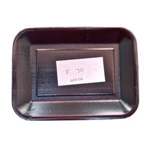 F70 Black Polistiren Tray