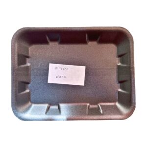 F71m Black Polistiren Tray