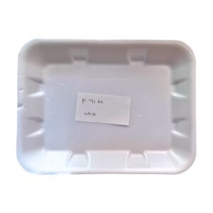 F71m White Polistiren Tray