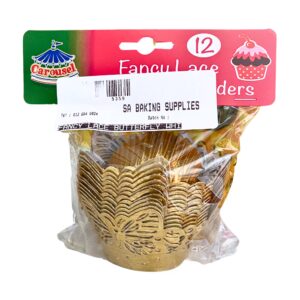 Fancy Lace Butterfly Gold (12)