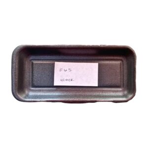 F65 Black Polistiren Tray