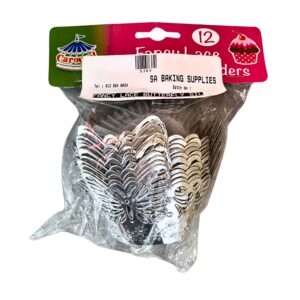 Fancy Lace Butterfly Silver (12)