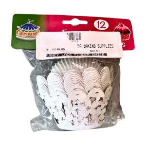 Fancy Lace Flower White (12)