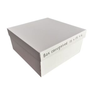 Corrugated Box And Lid 12 Inch (20)