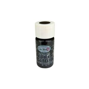 Fine Sheen Edible Glitter Black 15ml