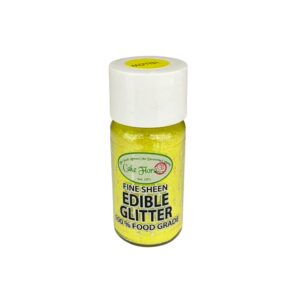 Fine Sheen Edible Glitter Yellow 15ml