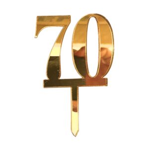 Mirror Double Numbers 70 Gold