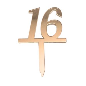 Mirror Double Numbers 16 Copper