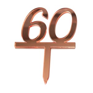 Mirror Double Numbers 60 Copper
