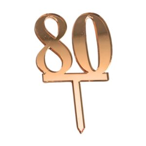 Mirror Double Numbers 80 Copper