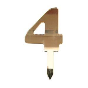 Mirror Numbers 4 Gold