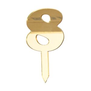 Mirror Numbers 8 Gold
