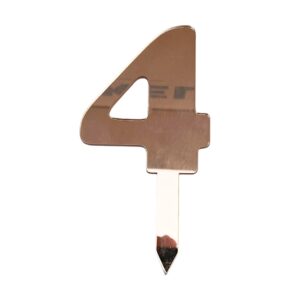 Mirror Numbers 4 Copper