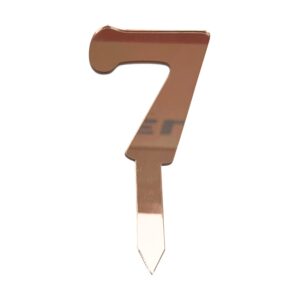 Mirror Numbers 7 Copper