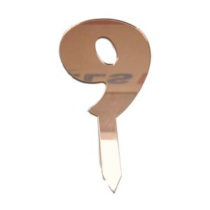 Mirror Numbers 9 Copper