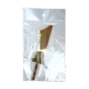 Mirror Single Number 1 Gold