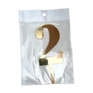 Mirror Single Number 2 Gold
