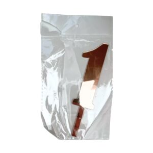 Mirror Single Number 1 Copper