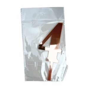 Mirror Single Number 4 Copper
