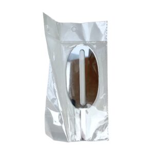 Mirror Single Number 0 Silver