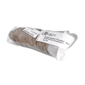 Tulip Round Kraft Brown (100)