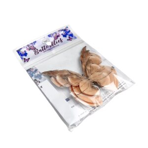 Wafer Butterflies Shaded Gold