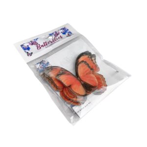 Wafer Butterflies Vivid Orange