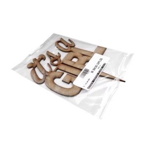 Wooden Topper Plain (H/B) G