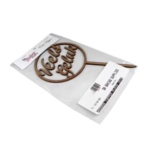 Wooden Topper Plain (H/B) K
